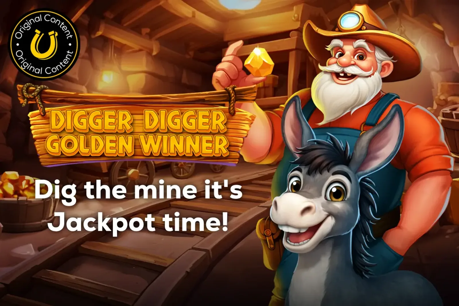 Tragamonedas Digger Digger Golden Winner de Chumba